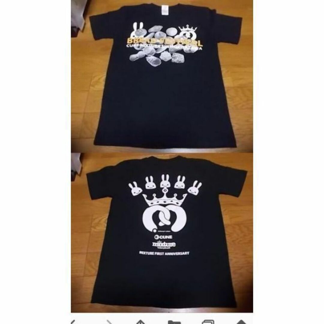 未使用 cune 下北沢店 パン屋 1周年記念 コラボ Tシャツ 150 キッズ/ベビー/マタニティのキッズ服女の子用(90cm~)(Tシャツ/カットソー)の商品写真