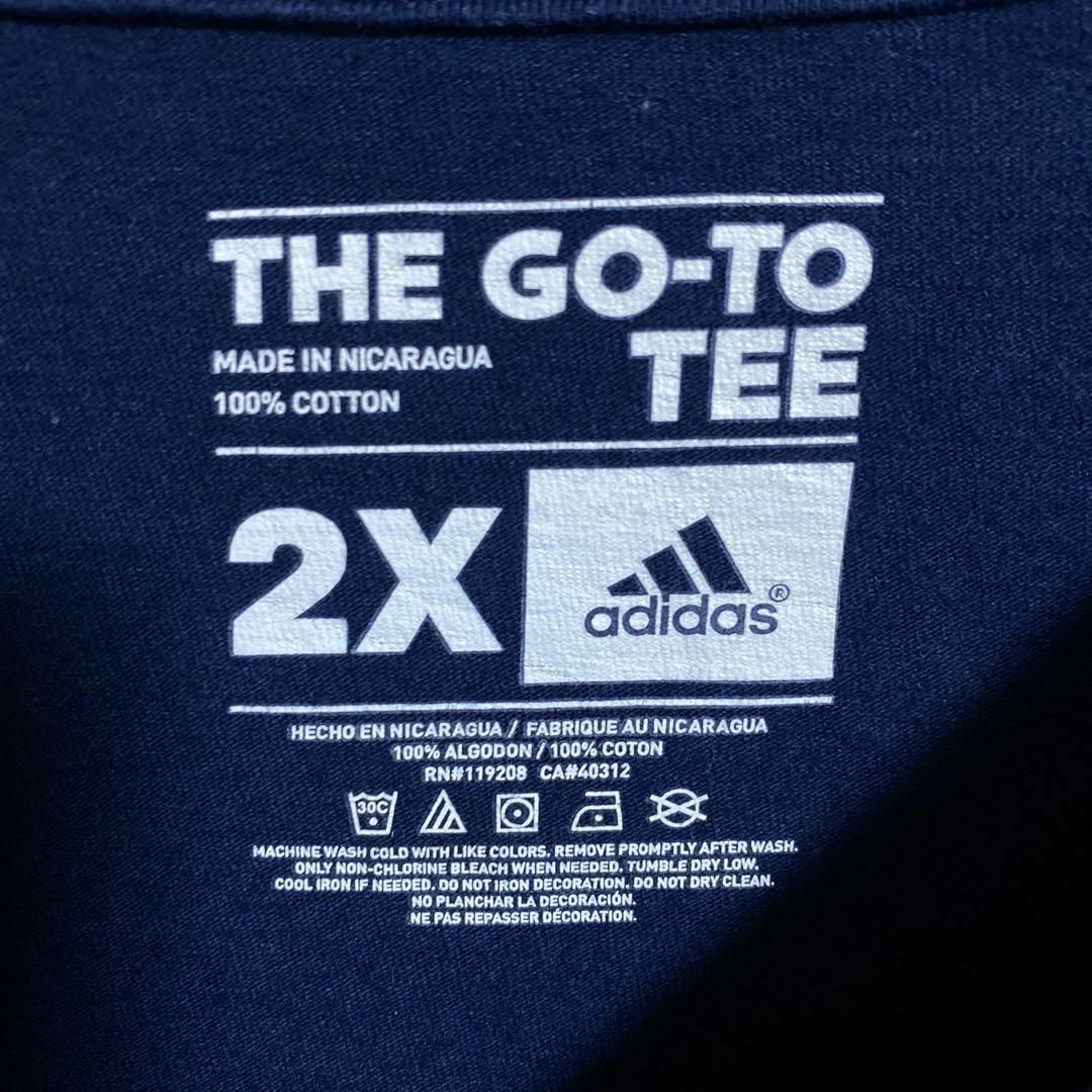 adidas メンズ ロング Tシャツ ビッグシルエットロゴ USA 90s 6