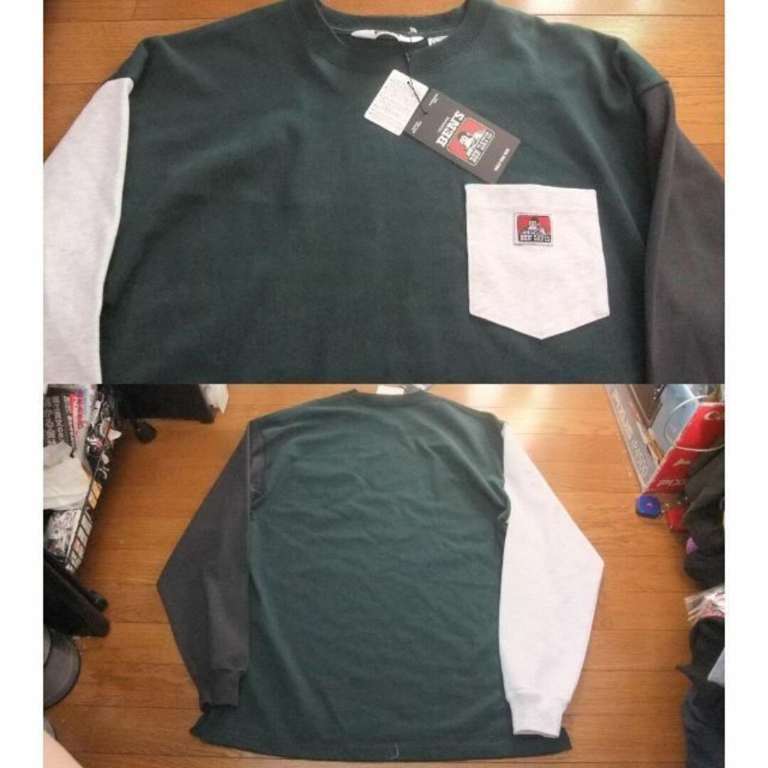 BEN DAVIS(ベンデイビス)の新品 ベンディビス BEN DAVIS クレイジーカラー ロンT Tシャツ 3L メンズのトップス(Tシャツ/カットソー(七分/長袖))の商品写真