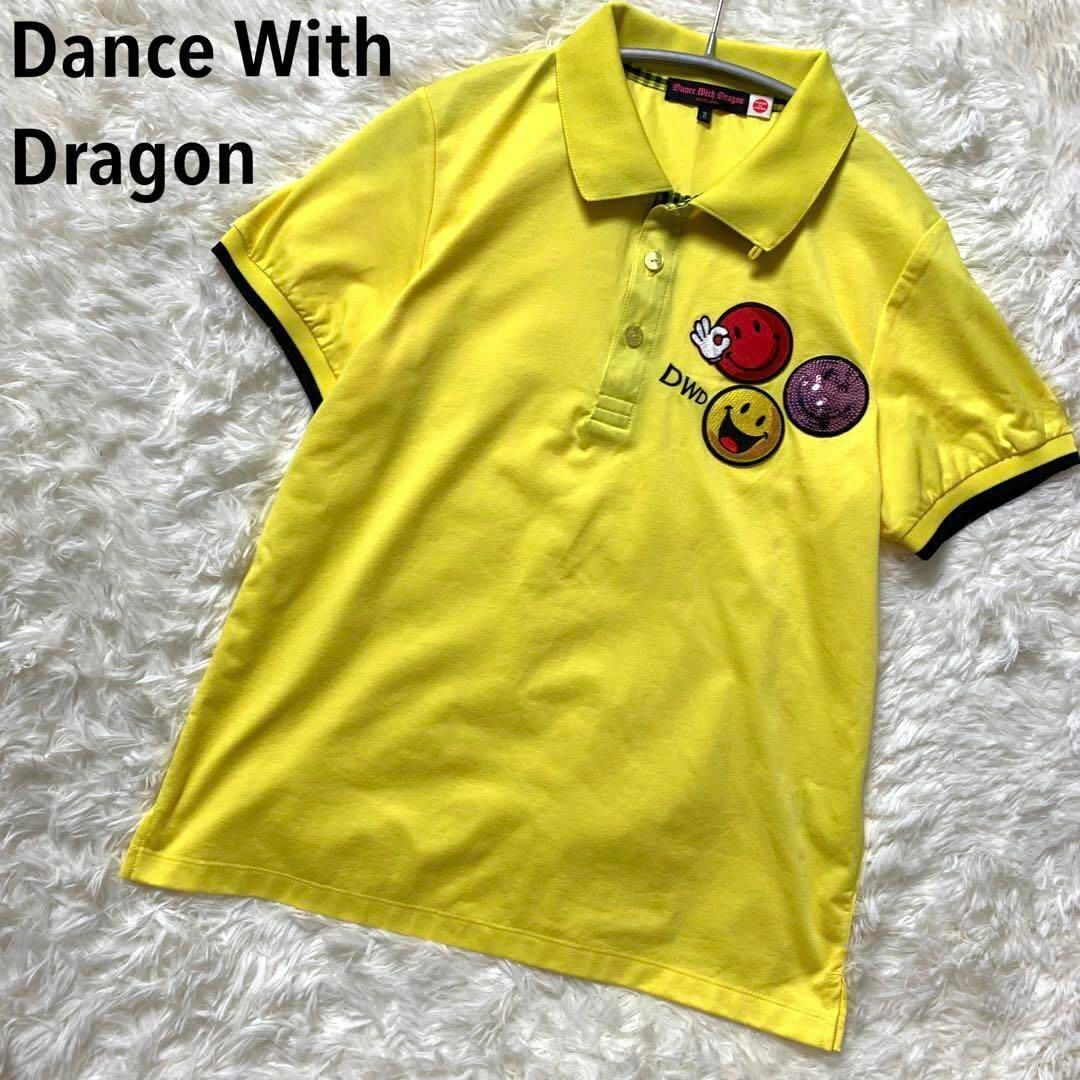 美品　DANCE WITH DRAGON レディースポロシャツ