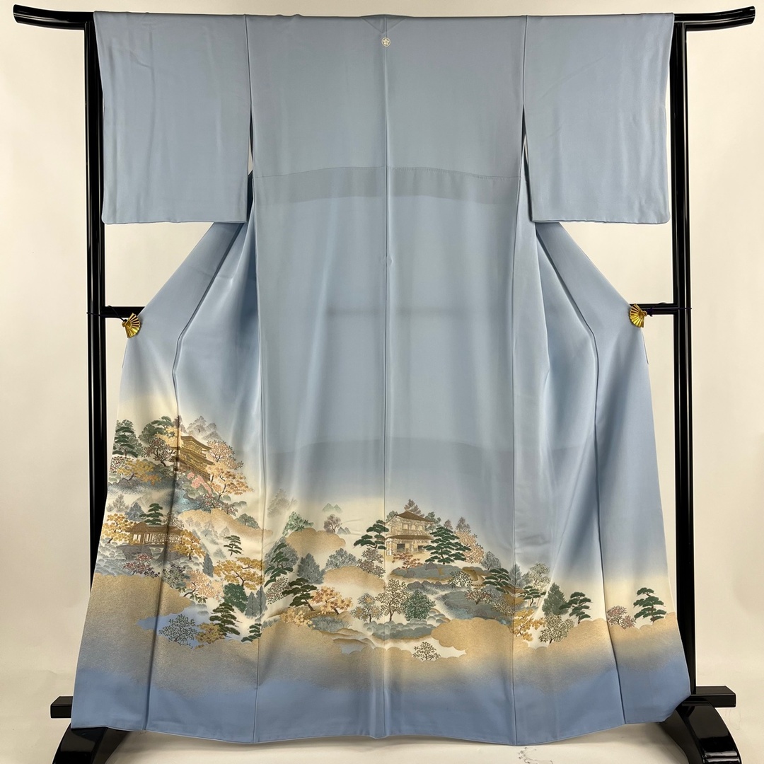 色留袖 身丈164.5cm 裄丈65.5cm 正絹 美品 名品