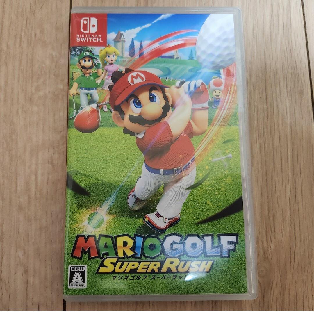 Nintendo Switch(ニンテンドースイッチ)のマリオゴルフ スーパーラッシュ Switch用ソフト エンタメ/ホビーのゲームソフト/ゲーム機本体(家庭用ゲームソフト)の商品写真