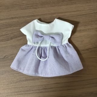 りる様専用　メルちゃん　白半袖ワンピースセット(ぬいぐるみ/人形)