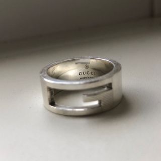 グッチ(Gucci)のGUCCI  Gリング １１号　グッチ　シルバー(リング(指輪))
