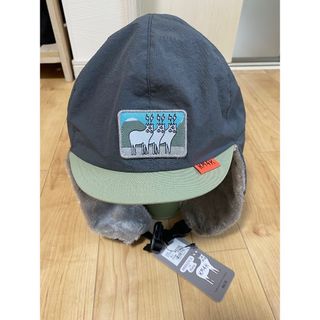 KM4K キャップ KM4K CAP 9 TAFFTA GRAY/LIGFT B(ウエア/装備)