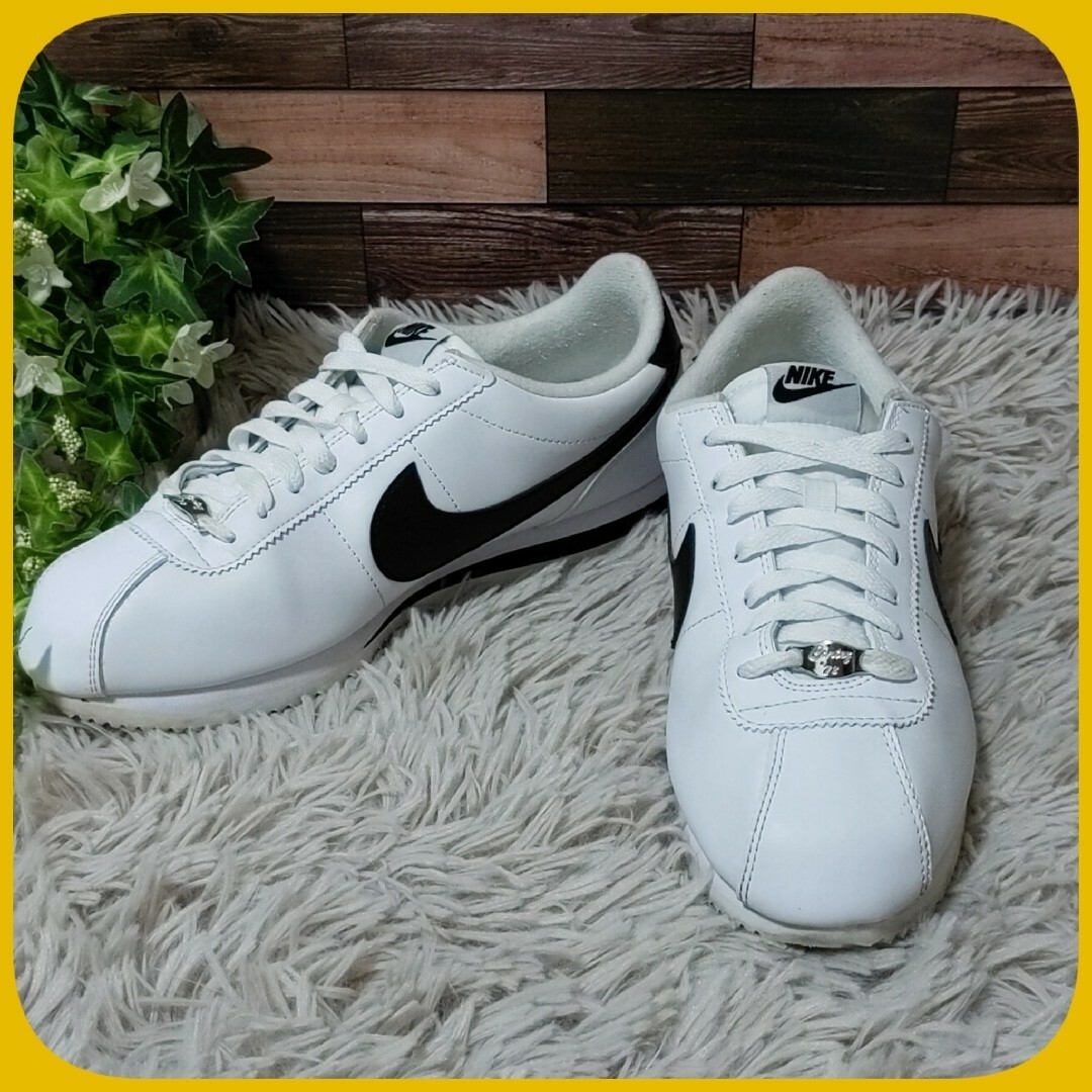 美品 NIKE コルテッツ CORTEZ Basic Leather レザー 白