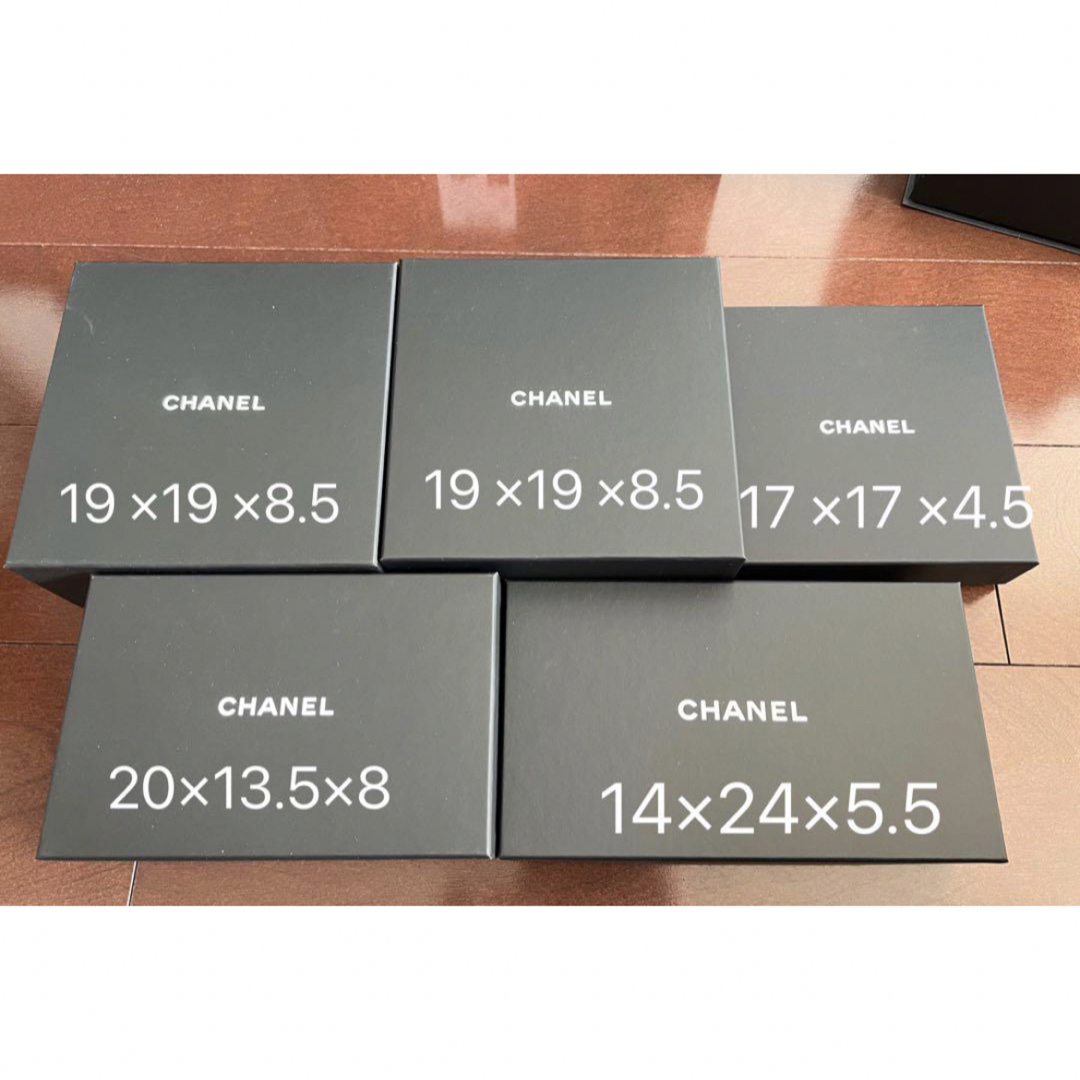 シャネル CHANEL 空箱のみ 6箱 セット 空き箱 箱 ショップ袋 c17