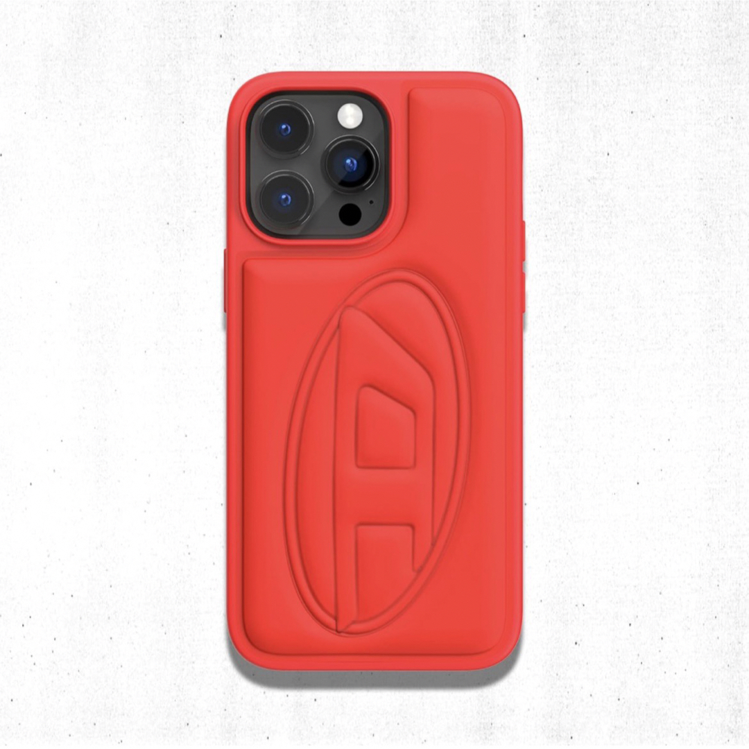 DIESEL(ディーゼル)の新品 DIESEL (ディーゼル) iPhone 14 Pro Max用 RED スマホ/家電/カメラのスマホアクセサリー(iPhoneケース)の商品写真