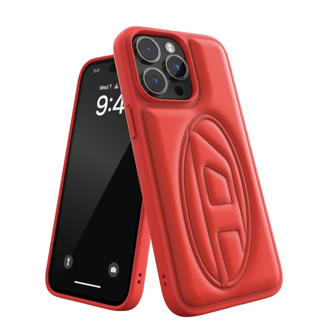 DIESEL(ディーゼル)の新品 DIESEL (ディーゼル) iPhone 14 Pro Max用 RED スマホ/家電/カメラのスマホアクセサリー(iPhoneケース)の商品写真