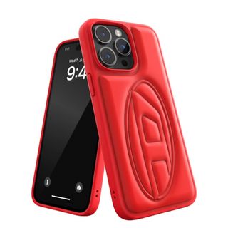 ディーゼル(DIESEL)の新品 DIESEL (ディーゼル) iPhone 14 Pro Max用 RED(iPhoneケース)