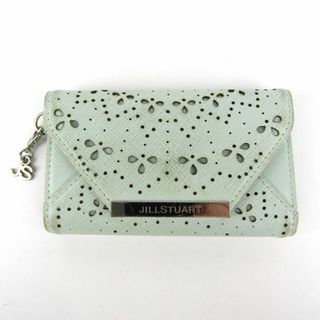 ジルスチュアート(JILLSTUART)のジルスチュアート キーケース パンチングレザー ロゴ 5連 チャーム付き ブランド 小物 レディース グリーン JILLSTUART(キーホルダー)