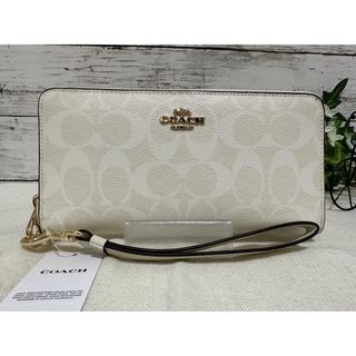 コーチ(COACH) シグネチャー 財布(レディース)(ホワイト/白色系)の