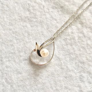 ミキモト(MIKIMOTO)のミキモト　silver925 パールネックレス　真珠(ネックレス)