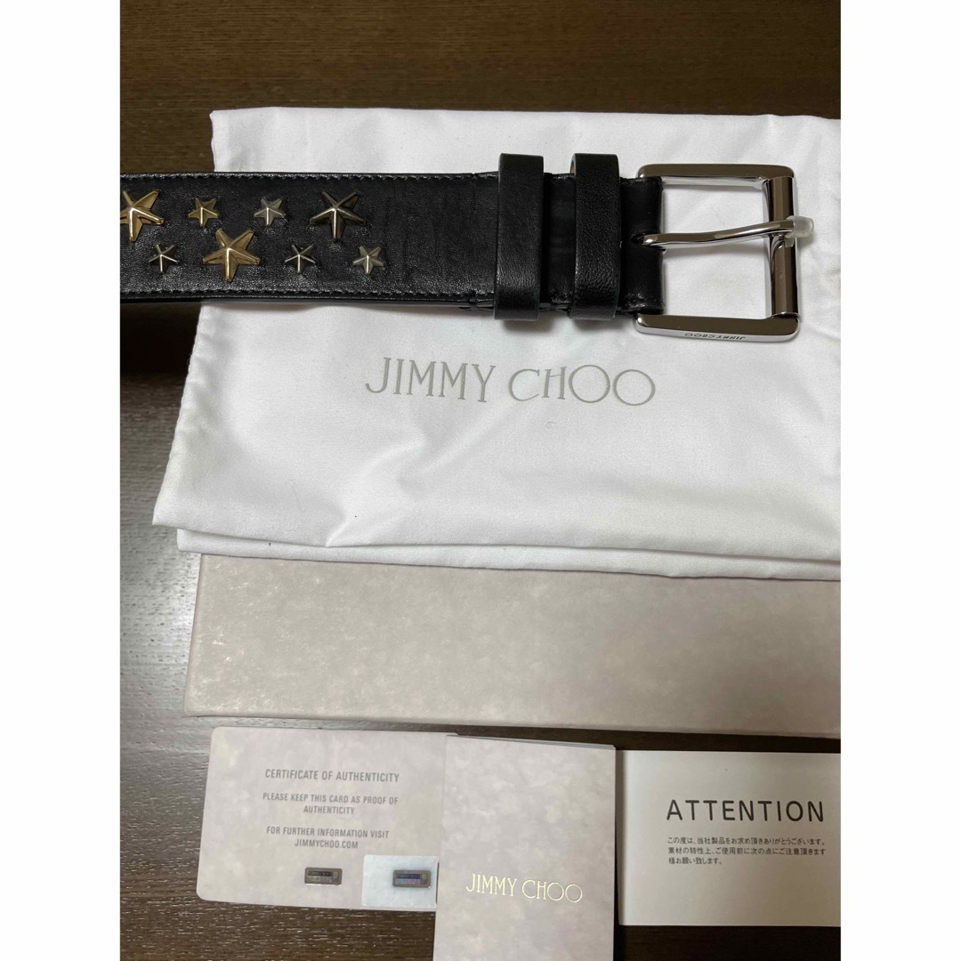 JIMMY CHOO(ジミーチュウ)のジミーチュウ JIMMY CHOO  Archer メンズ ベルト 90cm メンズのファッション小物(ベルト)の商品写真