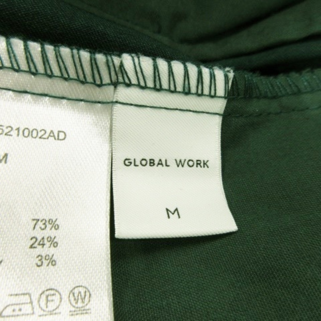 GLOBAL WORK(グローバルワーク)のグローバルワーク パンツ スラックス テーパード ハイストレッチ M 緑 レディースのパンツ(その他)の商品写真