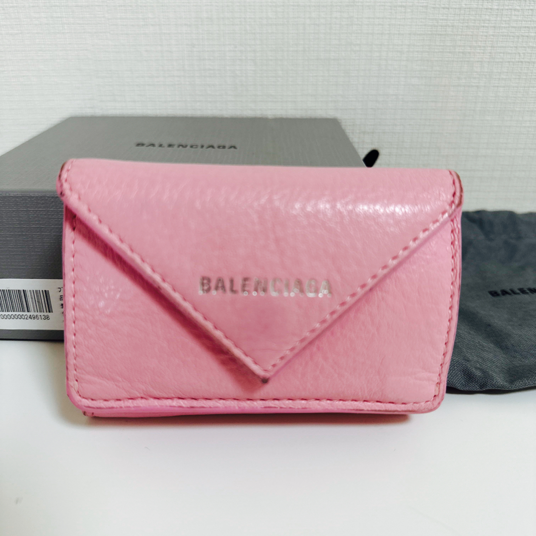 ！正規品！BALENCIAGA　バレンシアガ　ミニウォレット 三つ折り財布