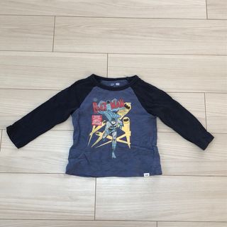 ベビーギャップ(babyGAP)の長袖Tシャツ 90 GAP バットマン　batman ネイビー　青　男の子　DC(Tシャツ/カットソー)