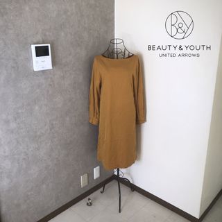 ビューティアンドユースユナイテッドアローズ(BEAUTY&YOUTH UNITED ARROWS)のビューティーアンドユース♡1度着用(ひざ丈ワンピース)