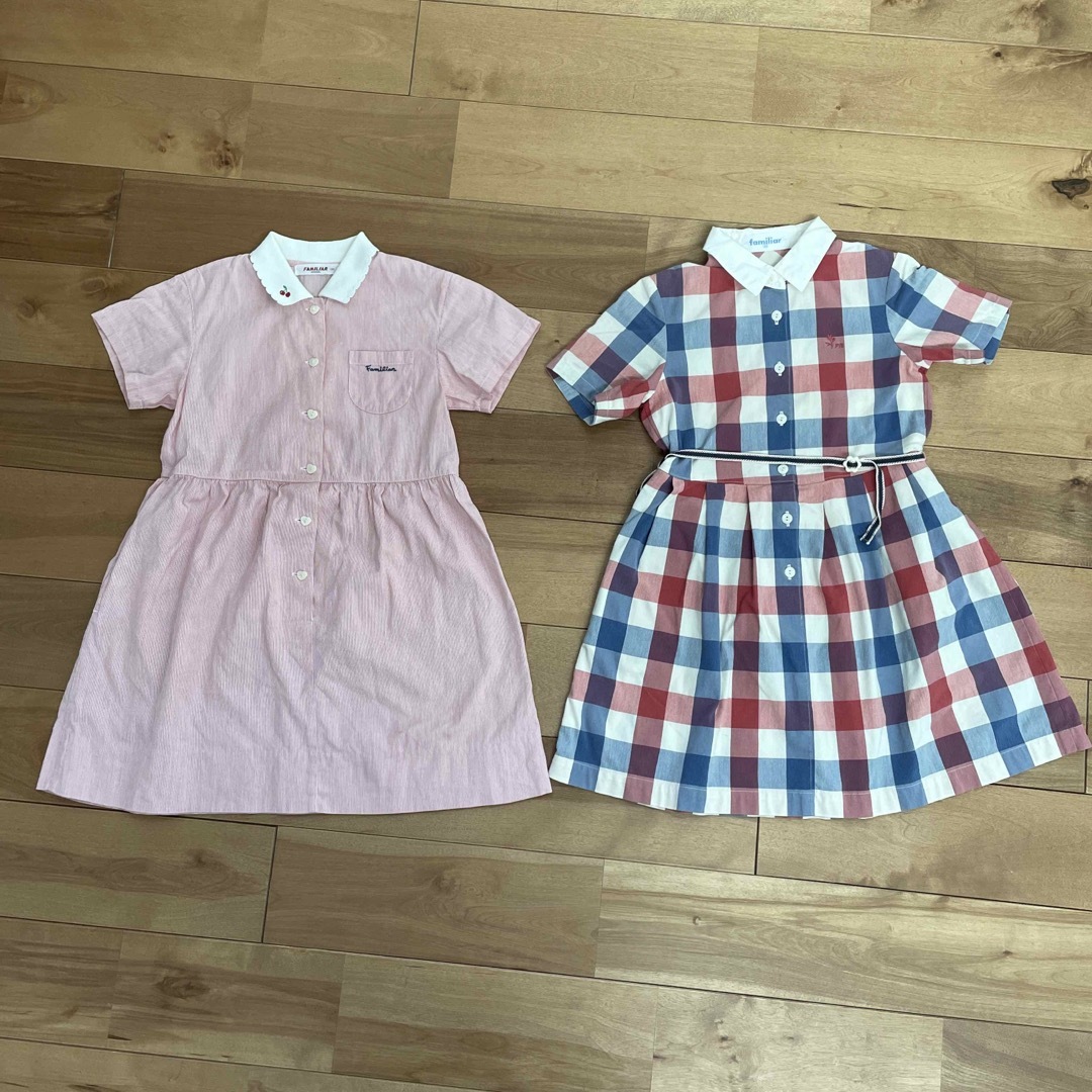 familiar(ファミリア)のファミリア　ワンピース　セット　120 キッズ/ベビー/マタニティのキッズ服女の子用(90cm~)(ワンピース)の商品写真