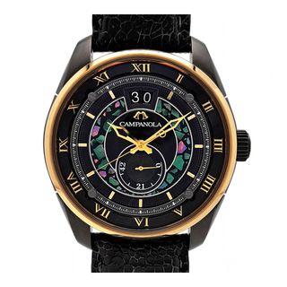 シチズン(CITIZEN)のシチズン カンパノラ コンセプトショップ限定モデル 霰零（あられこぼし）  NZ0000-31F 自動巻き ステンレススティール/イエローゴールド メンズ CITIZEN 【中古】 【時計】(腕時計(アナログ))