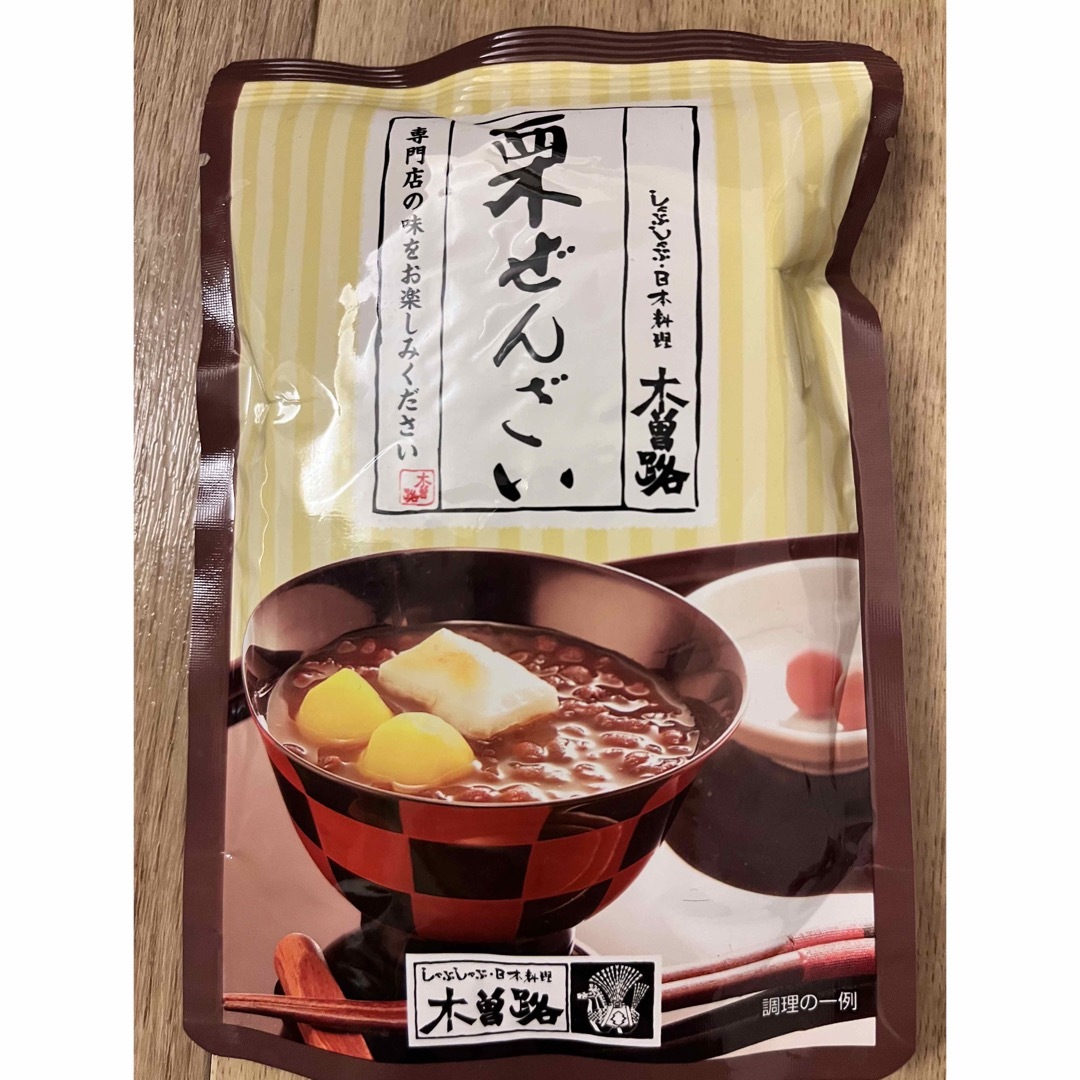 木曽路　栗ぜんざい 食品/飲料/酒の食品(菓子/デザート)の商品写真