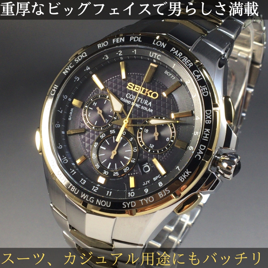 高級コーチュラSEIKOセイコーSSG010新品未使用メンズウォッチ男性用腕時計 1