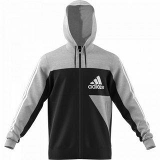 アディダス(adidas)の【美品】adidas ビッグロゴ フルジップ パーカー Mサイズ(パーカー)