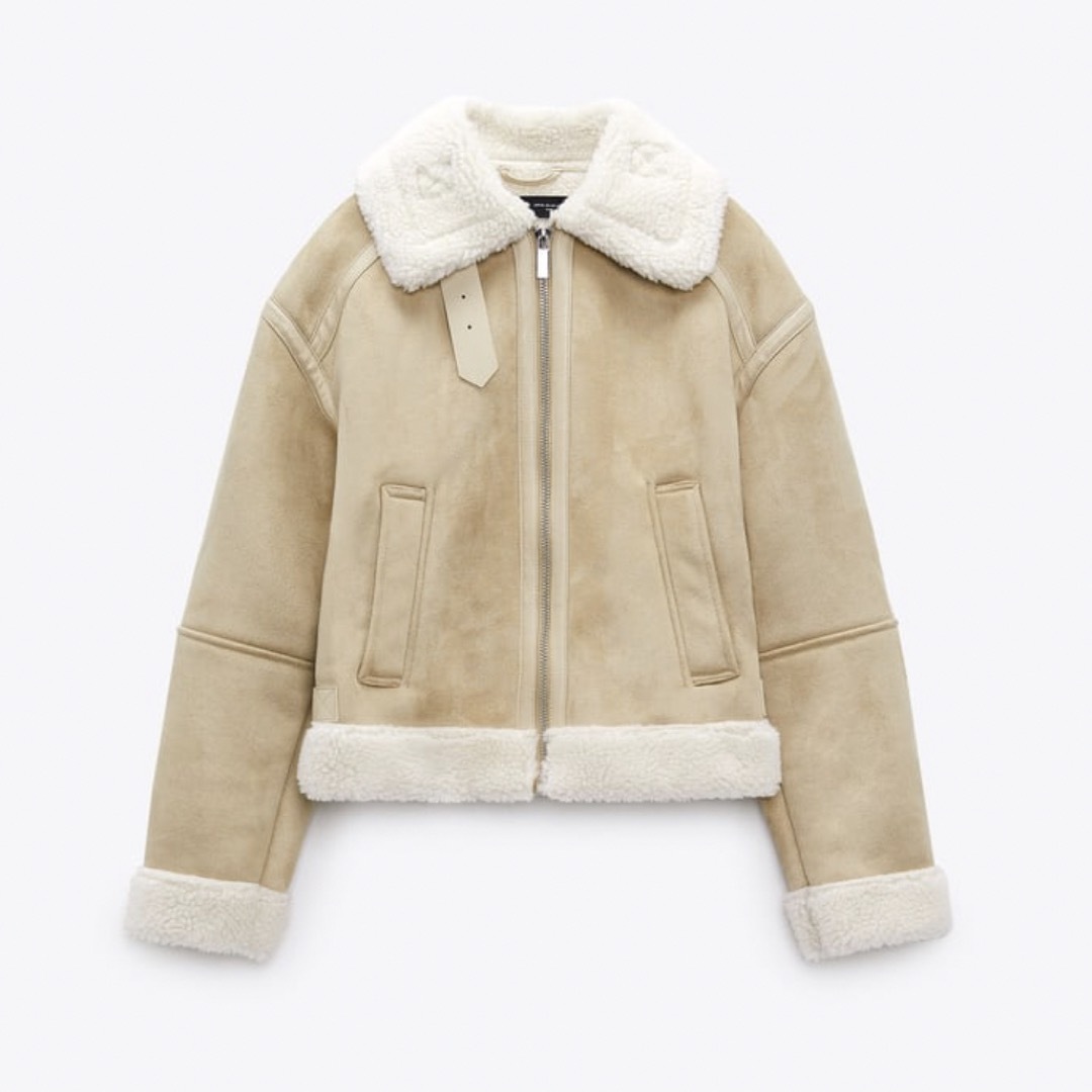 ZARA ダブルフェイス ショートジャケット M