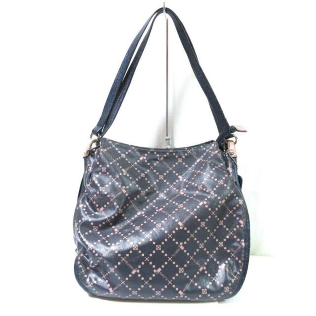 美品　PELLE BORSA ペレボルサ 2way バイカラー ショルダーバッグ