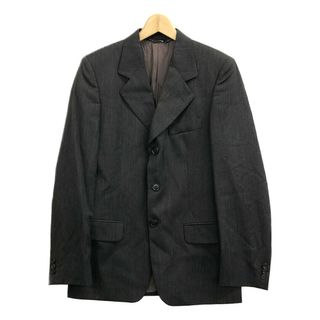 DOLCE & GABBANA ドルチェアンドガッバーナ Plain Straight Jacket G2GI0T ダブルテーラードジャケット ライトグレー 裏地猫柄 ブレーザー