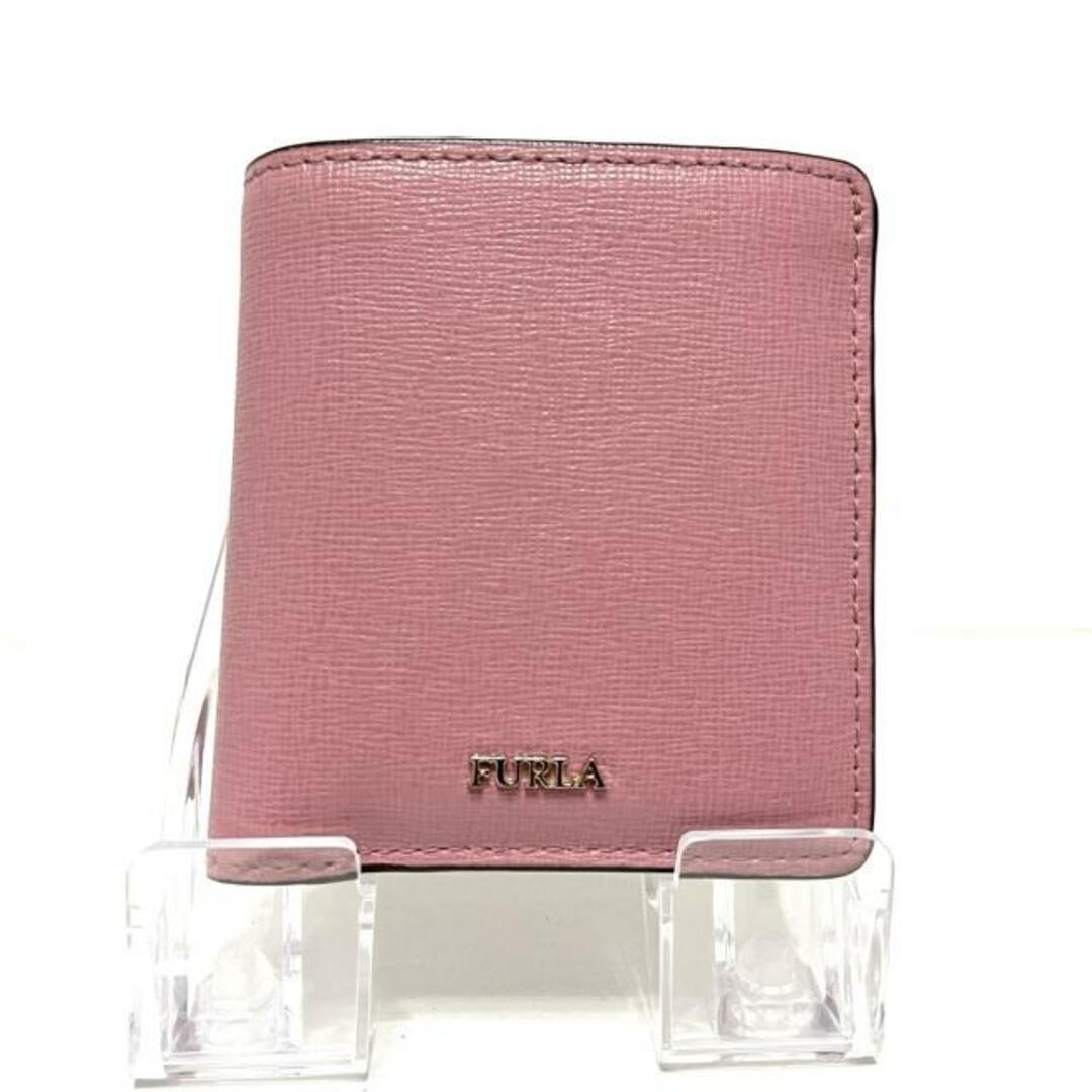FURLA(フルラ) 2つ折り財布 ピンク レザー