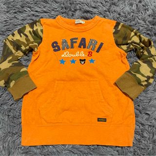 ダブルビー(DOUBLE.B)のミキハウス★DOUBLE.B★迷彩柄　SAFARI トレーナー　120(Tシャツ/カットソー)