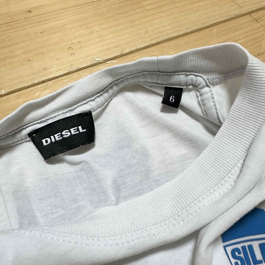 DIESEL(ディーゼル)のDIESEL ディーゼル　キッズ　ロンT 110サイズ　USED キッズ/ベビー/マタニティのキッズ服男の子用(90cm~)(Tシャツ/カットソー)の商品写真