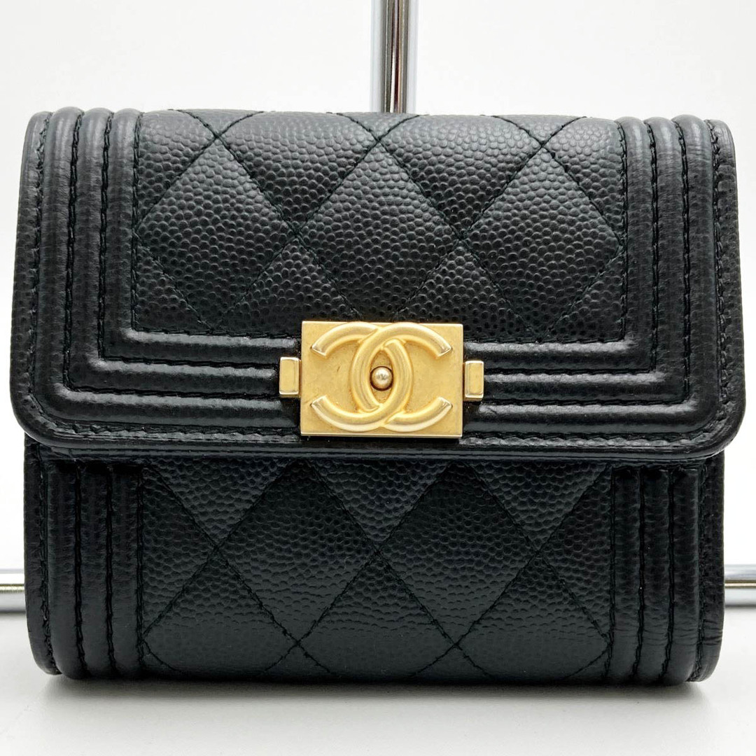 CHANEL - 超美品 CHANEL シャネル ココマーク 三つ折り財布 財布