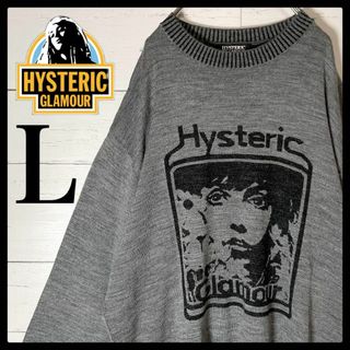 Lサイズ★総ロゴ★ HYSTERIC GLAMOUR ニット　セーター