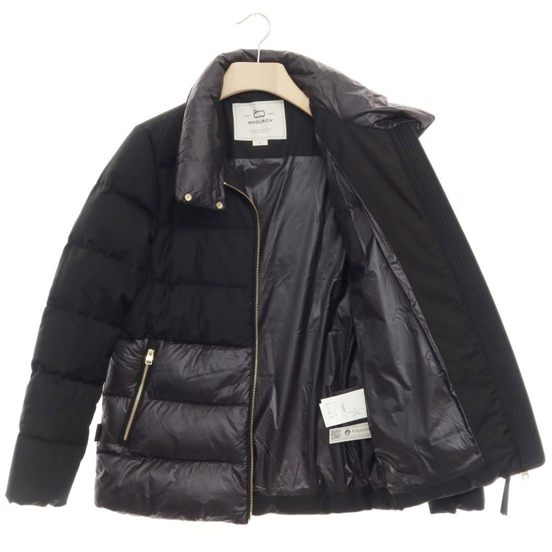 WOOLRICH(ウールリッチ)の【中古】ウールリッチ WOOLRICH luxe puffy jacket ナイロン切替 ダウンジャケット ブラック【サイズS】【レディース】 レディースのジャケット/アウター(ダウンジャケット)の商品写真