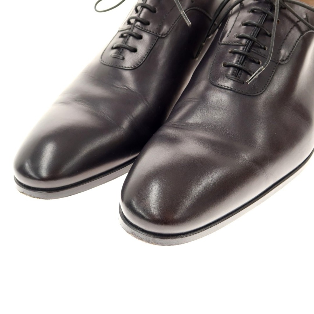 Santoni(サントーニ)の【中古】サントーニ Santoni カーフレザー プレーントゥ ドレスシューズ ブラック【サイズ5 1/2】【メンズ】 メンズの靴/シューズ(ドレス/ビジネス)の商品写真