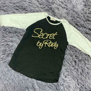 レディー(Rady)のRady♡ちびRady♡ラグラン　七分袖 トップス　Secret by Rady(Tシャツ/カットソー)