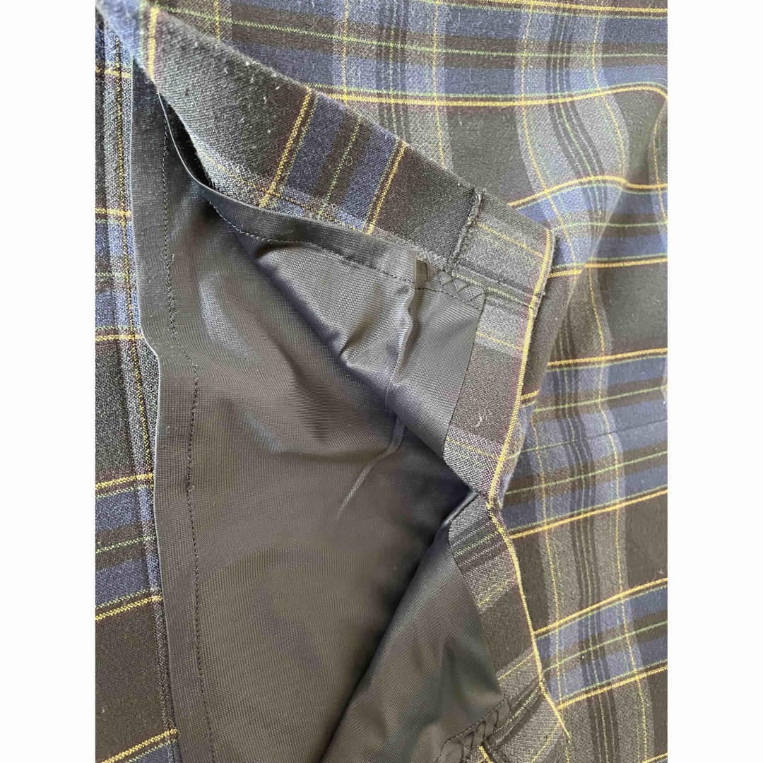 MINIMUM(ミニマム)のミニマムミニマム タイトスカート 洗える 1 S 7号 チェック ネイビー レディースのスカート(ミニスカート)の商品写真