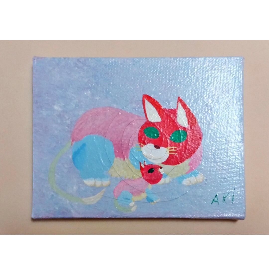 画家のAkiさんの原画 エンタメ/ホビーの美術品/アンティーク(絵画/タペストリー)の商品写真