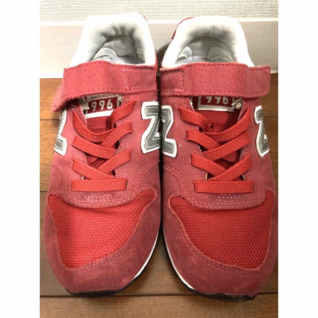 996（New Balance）(キュウキュウロク)のニューバランス996 キッズ キッズ/ベビー/マタニティのキッズ靴/シューズ(15cm~)(スニーカー)の商品写真