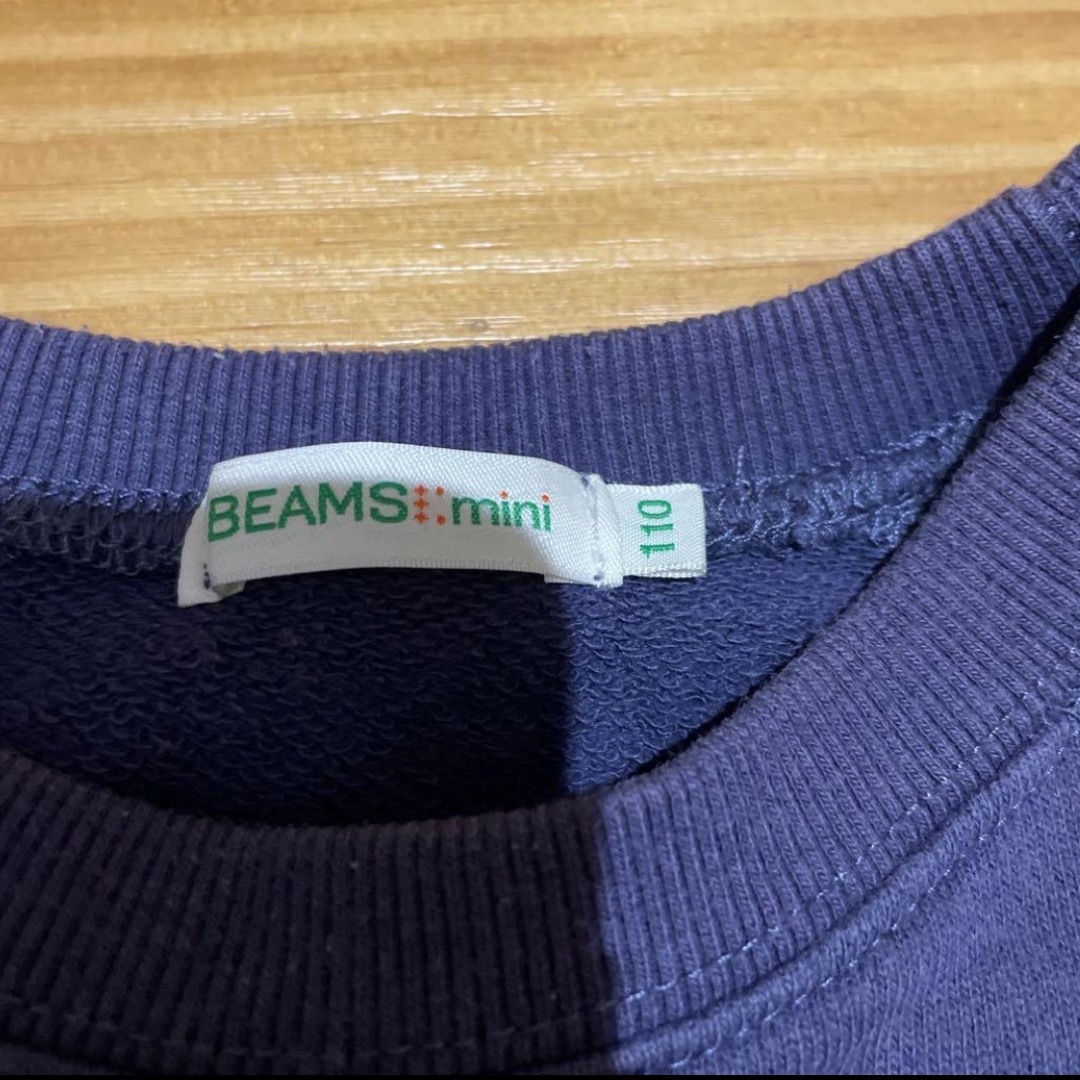 BEAMS(ビームス)のBEAMSmini 110cm トレーナー キッズ/ベビー/マタニティのキッズ服男の子用(90cm~)(Tシャツ/カットソー)の商品写真