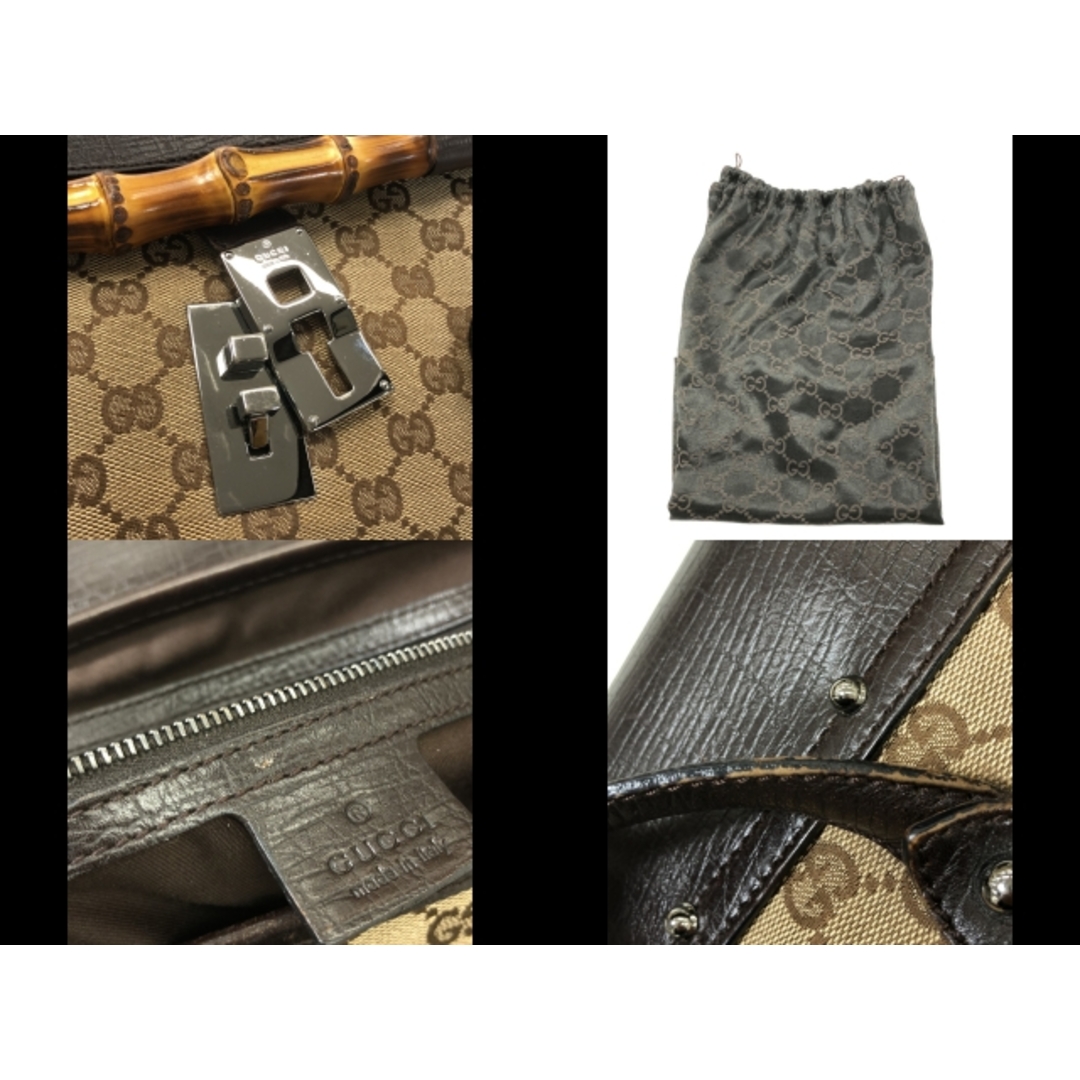 Gucci - グッチ ハンドバッグ GG柄,バンブー 111713の通販 by ブラン