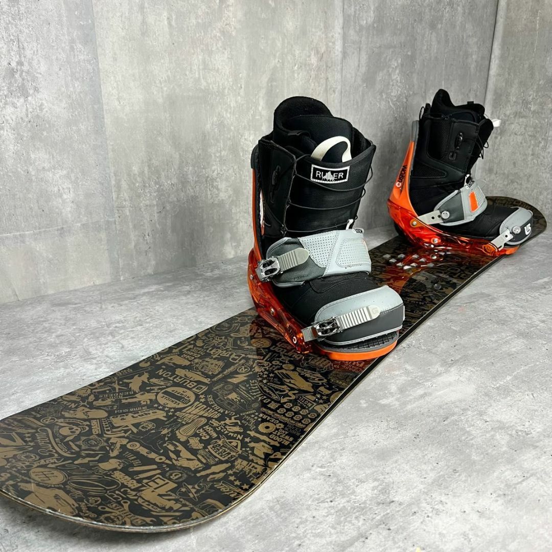 Burtonスノーボード&関連グッズセット-