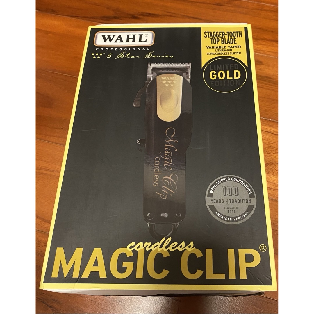 wahl magic clip 5STAR ブラック フェードカット バリカン