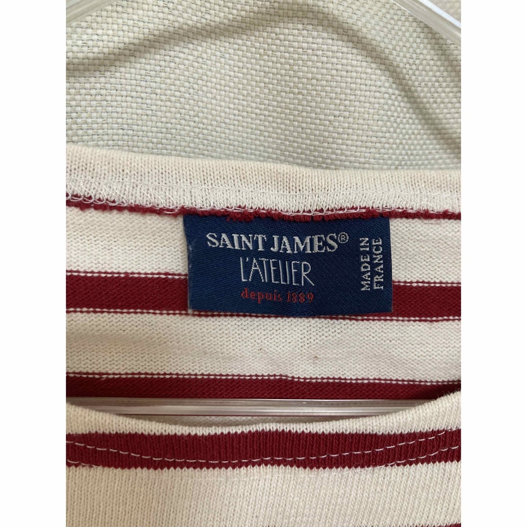 SAINT JAMES(セントジェームス)のsaint james 赤×ホワイト　ボーダーT レディースのトップス(カットソー(長袖/七分))の商品写真