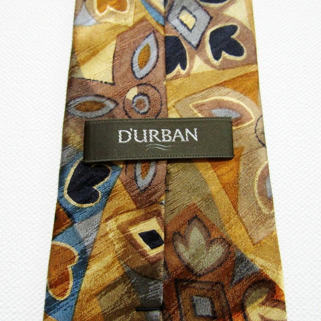 D’URBAN(ダーバン)の【ブランドネクタイ】DURBAN▼ダーバン▼シルク100%▼ゴールド系 メンズのファッション小物(ネクタイ)の商品写真