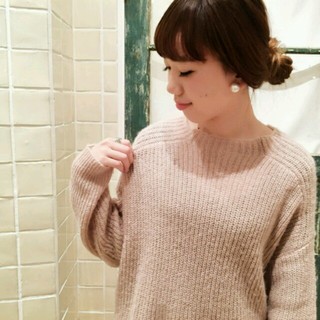 フラワー(flower)の春も使える♡ lazy knit top ～ﾚｲｼﾞｰﾆｯﾄﾄｯﾌﾟ

(ニット/セーター)