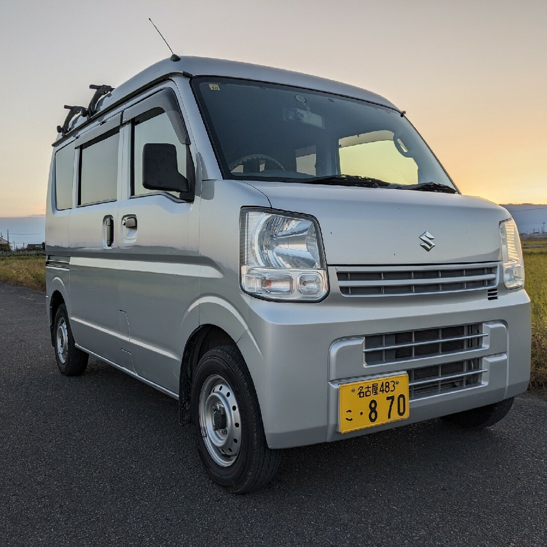 H27 DA17v エブリイバン 4WD 5AGS エブリィ キャンプ 運送業 自動車/バイクの自動車(車体)の商品写真