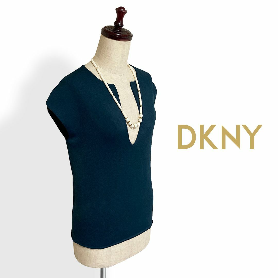 DKNY - DKNY☆フレンチスリーブキーネックニットの通販 by près☆複数 ...